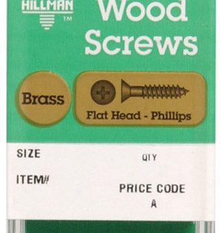 Hillman No. 6 X 1 2 in. L Phillips Wood Screws 10 pk Discount