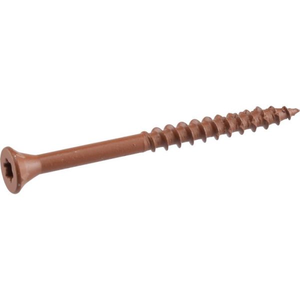 Deck Plus No. 8 X 1-5 8 in. L Red Star Flat Head Exterior Deck Screws 1 lb 1 pk on Sale