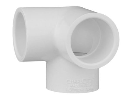 Charlotte Pipe Schedule 40 1 2 in. Slip X 1 2 in. D Slip PVC Side Outlet Elbow 1 pk Online Sale