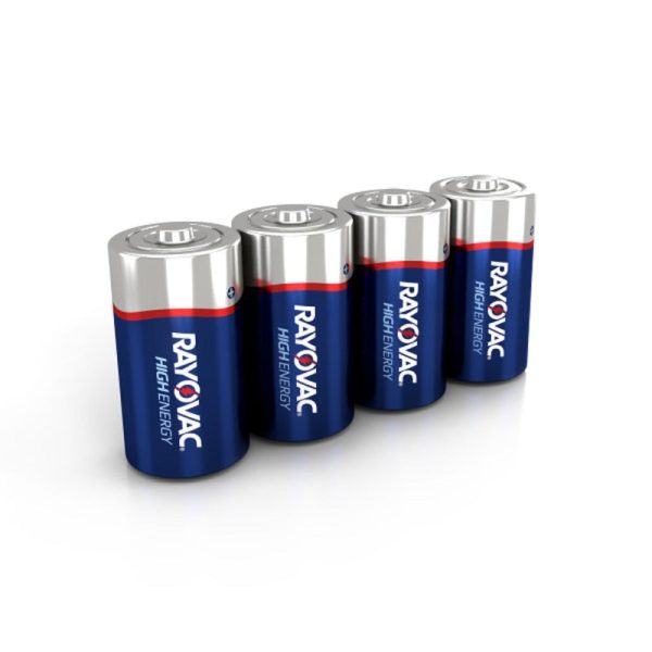 Rayovac High Energy C Alkaline Batteries 4 pk Carded Hot on Sale