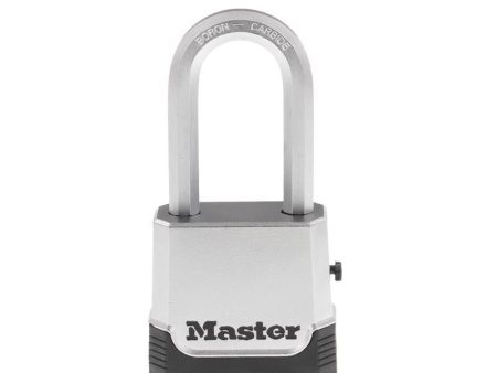 Master Lock 4-25 64 in. H X 1-13 16 in. W X 2 in. L Steel Ball Bearing Locking Padlock Hot on Sale