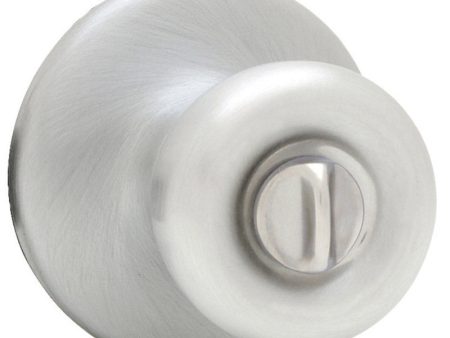 Kwikset Tylo Satin Chrome Privacy Lockset 1-3 4 in. Fashion