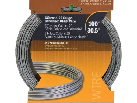 Hillman 0.096 - 0.099 in. D X 100 ft. L Galvanized Steel 20 Ga. Wire Discount