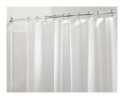 iDesign 72 in. H X 72 in. W Frosted Solid Shower Curtain Liner PEVA Cheap