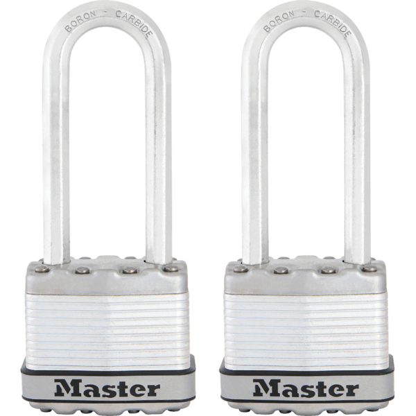 Master Lock 1-9 16 in. H X 11 16 in. W X 1-3 4 in. L Steel Dual Ball Bearing Locking Padlock Keyed A For Discount