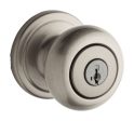 Kwikset SmartKey Juno Satin Nickel Entry Lockset KW1 1-3 4 in. Supply