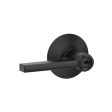 Schlage Latitude Matte Black Entry Lever 1-3 4 in. For Sale