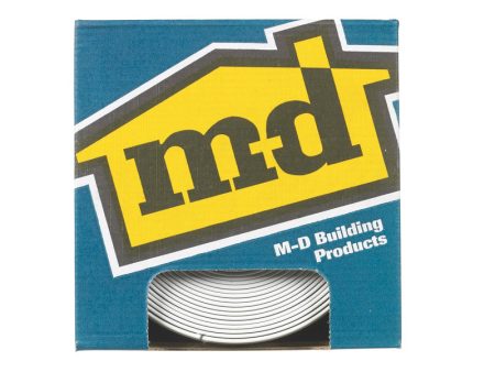 M-D 4 in. W X 20 ft. L Prefinished White Vinyl Wall Base Supply