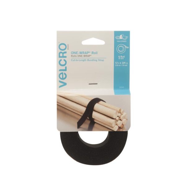 VELCRO Brand ONE-WRAP Large Nylon Strap 144 in. L 1 pk For Discount