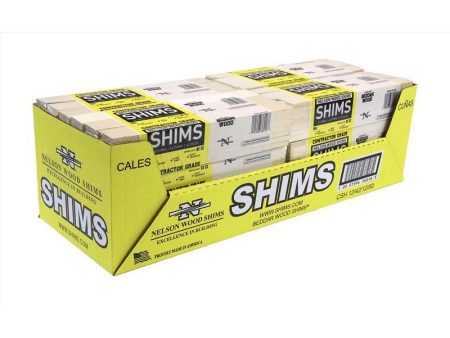 Nelson 1.5 in. W X 12 in. L Wood Shim 42 pk Supply