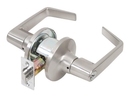 Tell Cortland Satin Chrome Storeroom Lockset 1-3 4 in. Fashion